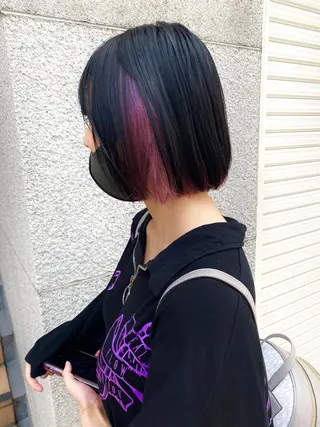 ミディアム カラー ヘアアレンジ 🐺ウルフの神🐺 /カラー/けいすけのヘアスタイル