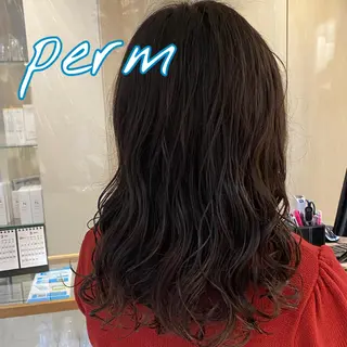 ミディアム パーマ CYAN.栄店所属・パーマ/髪質改善 【榎本千夏】のヘアスタイル