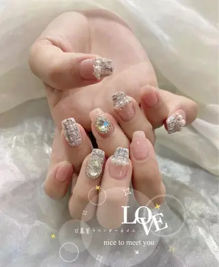 ネイル ラベンダー💖日暮里 ルル💖ネイルのネイルデザイン