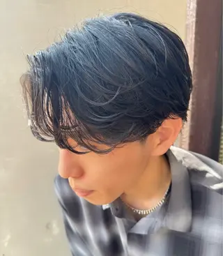 ショート パーマ 【メンズパーマ特化】 美容師/岡田岳斗のヘアスタイル