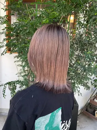 ミディアム ‪ ヘアーラボ ハチHAIR RABO HACHI所属・高山 妃のヘアスタイル