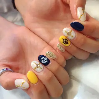 ネイル ジェヌインネイル 河内のネイルデザイン