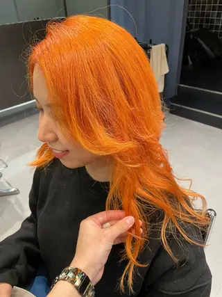 セミロング qulim所属・qulim【クリム】 /ハイトーン/海音のヘアスタイル