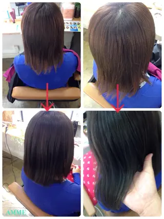 ミディアム カラー 💎髪質改善💎 デザイナーshinのヘアスタイル