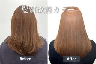 セミロング カラー 💗大人艶×髪質改善 カラー💗AYAKIのヘアスタイル