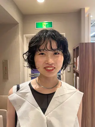 ショート パーマ dogstar小林諒 レイヤー/パーマのヘアスタイル