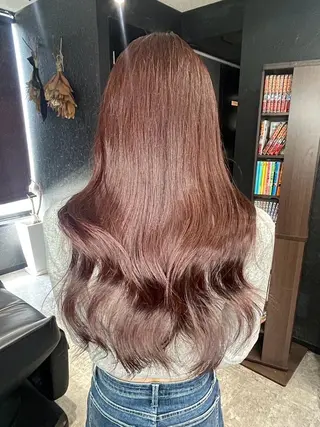 ロング カラー bAteAu所属・💎透明感カラー💎 bAteAu あまねのヘアスタイル