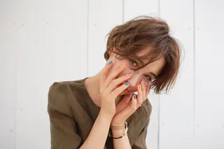 セミロング 松島 涼花のヘアスタイル