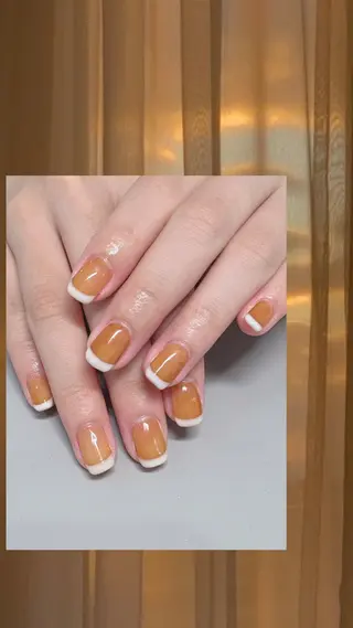 ネイル 艶/マグネット/網紅 /韓国/岩下りほのネイルデザイン