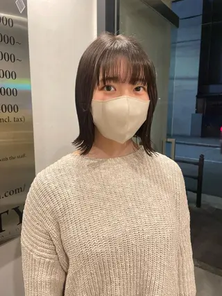 ショート hen所属・心斎橋/レイヤー/ ブリーチ/モエのヘアスタイル