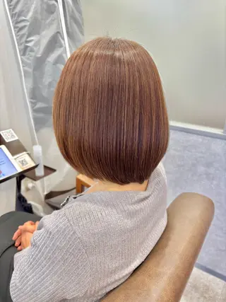 ショート 久保田康雅　辻堂 髪質改善×縮毛矯正のヘアスタイル