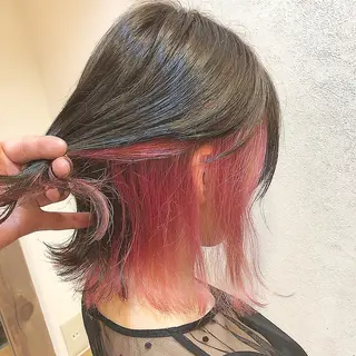 ミディアム カラー hair salon Ranun髪質改善のヘアスタイル