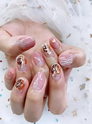 ネイル 🦋ネイルサロン ブラン🌈ゆりのネイルデザイン