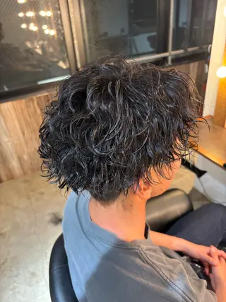 パーマ メンズ 平川 海夢のヘアスタイル