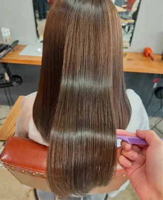 セミロング パーマ 福岡天神⭐︎ lotyのヘアスタイル