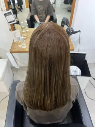 ロング カラー ✨🎨ブリーチなし 透明感カラー✨美友のヘアスタイル