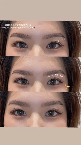 マツエク・マツパ 束感まつ毛/ネイル/ LED♥KIRARAのマツエク・マツパデザイン