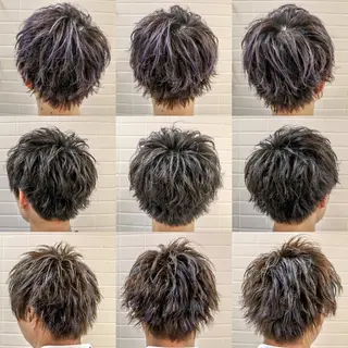 ショート カラー パーマ メンズ 居心地の良さ◎ 明るいお店です◎のヘアスタイル