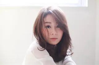 ミディアム カラー 佐藤里菜🎀 /モデル募集してますのヘアスタイル