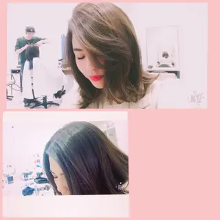 ミディアム カラー EMANON新宿東口所属・新宿駅近♡個室 ♡関口三都季🌜のヘアスタイル