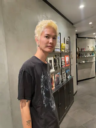 ショート カラー メンズ 優作 〜圧倒的信頼〜のヘアスタイル