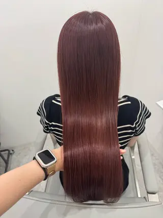 ロング 💎縮毛矯正/透明感 カラー💎椎葉みひろのヘアスタイル