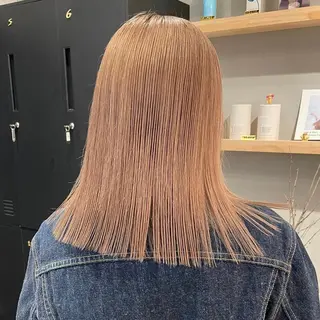 ミディアム カラー SALOWIN下北沢所属・hazuki 🌝のヘアスタイル