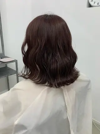 ミディアム カラー kanon hair所属・新木 愛花のヘアスタイル