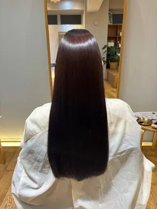 パーマ 透明感カラー🩵 かのは🐰🪽のヘアスタイル