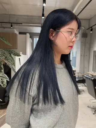 ロング sliver マツイ　レンのヘアスタイル