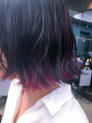 ミディアム Fill @のヘアスタイル