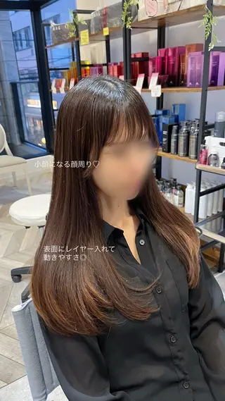 ロング 韓国ヘア🇰🇷/ニ ュアンスパーマ/ヒナのヘアスタイル