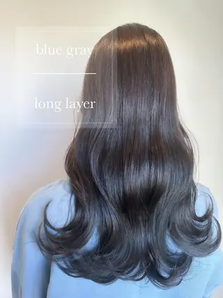 ロング カラー ヘアアレンジ topstylist 芳賀みなみのヘアスタイル