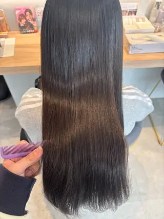 ロング りあの🎀 /暖色カラー🍒のヘアスタイル