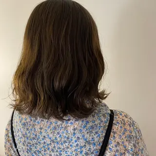 ミディアム ボブ/パーマ ミヒラケイタのヘアスタイル