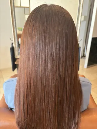 ロング カラー Cuthie所属・沖本 あやののヘアスタイル