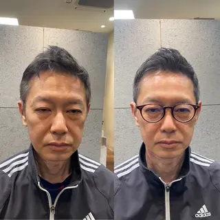 ショート カラー メンズ トレサンパ所属・💈トレサンパ 💈金山駅✂︎愛実のヘアスタイル