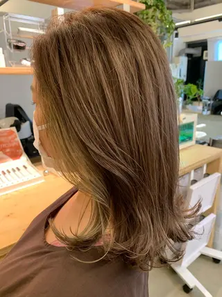 カラー 🍃marina🍃 韓国ヘア/Aujuaのヘアスタイル