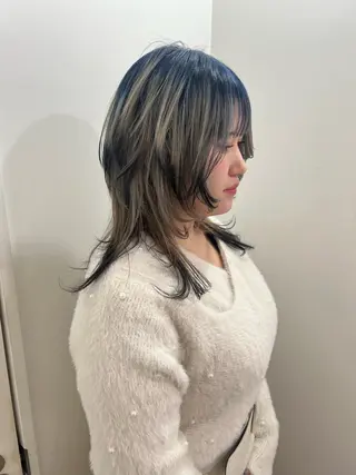 ミディアム 💥ウルフカット デザインあんな💥のヘアスタイル