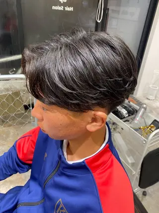 パーマ メンズ 🌴パーマオタク🌴 長谷川　諒佑🌈のヘアスタイル