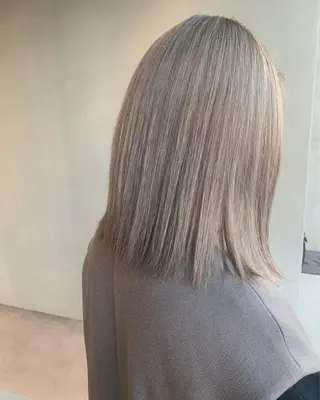 ミディアム カラー ブリーチ/アレンジ 天満/chihiroのヘアスタイル