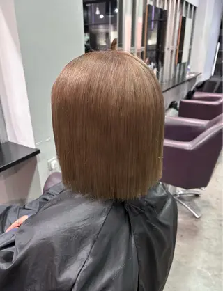 ショート カラー こまつ まりやのヘアスタイル