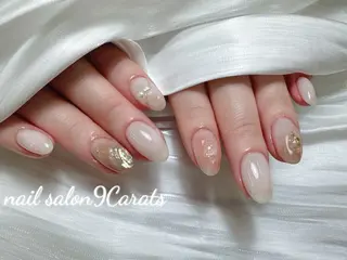 ネイル 💜ワンホンネイル ナインカラット💎のネイルデザイン