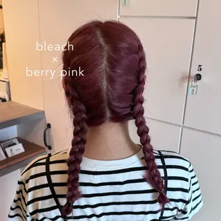 ロング カラー ヘアアレンジ PROPE+所属・PROPE+ / ホシナ ミレイのヘアスタイル