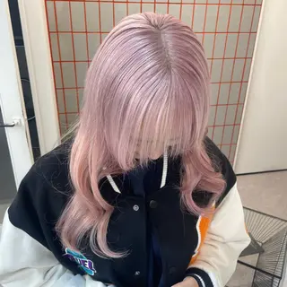 ロング カラー ダブルカラー/ピンク 🎀momo🎀のヘアスタイル