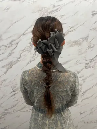 ロング カラー ヘアアレンジ 髪質改善/縮毛/新宿 🫧SUZUKA🫧のヘアスタイル