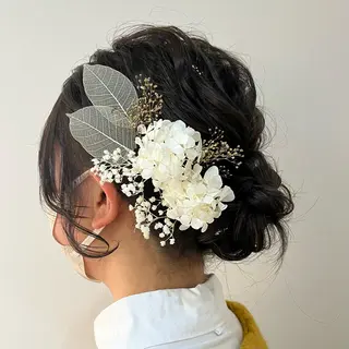 ミディアム ヘアアレンジ Nuku.所属・SUZUKI ITSUKIのヘアスタイル