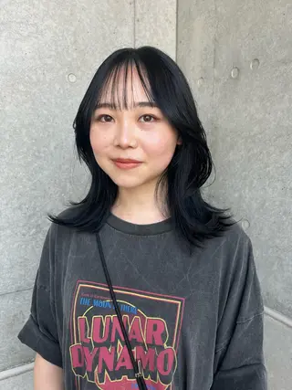 ミディアム カラー pigment 【ピグメント】所属・まどか/荒井/ 外国人風🥑のヘアスタイル