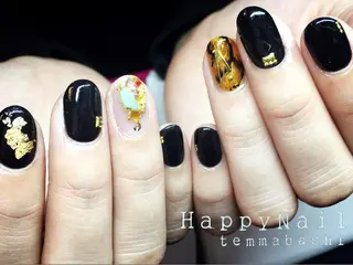 ショート ミディアム セミロング ロング ネイル Happy Nailのネイルデザイン
