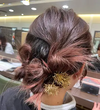 ヘアアレンジ ‪るか/‪透明感 カラー/アレンジのヘアスタイル